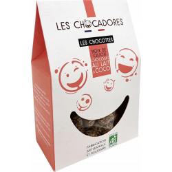 Noix de cajou au chocolat au lait et coco bio - 130g
