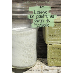 Lessive en poudre au savon de Marseille